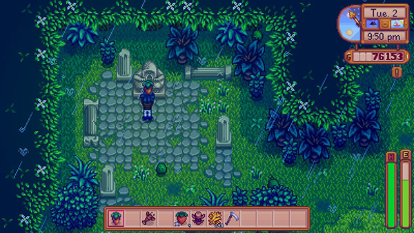 The Secret Woods in Stardew Valley