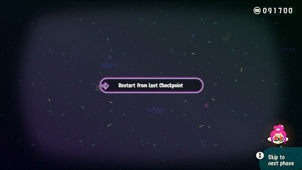 Restart from the last checkpoint