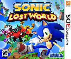 Sonic Lost World 3DS Game Box Cover Art