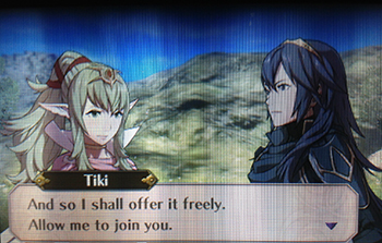 Tiki becomes a playable character - Fire Emblem Awakening